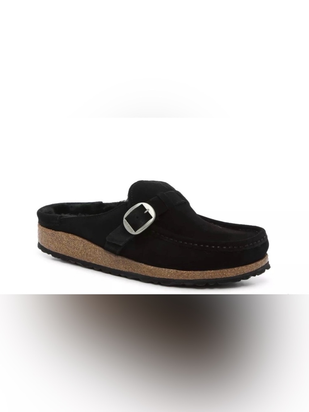 🔳 NWT 🔳 Birkenstock Black Buckley Shearling Suede Clogs, EU 41 (Women’s 10/10.5)